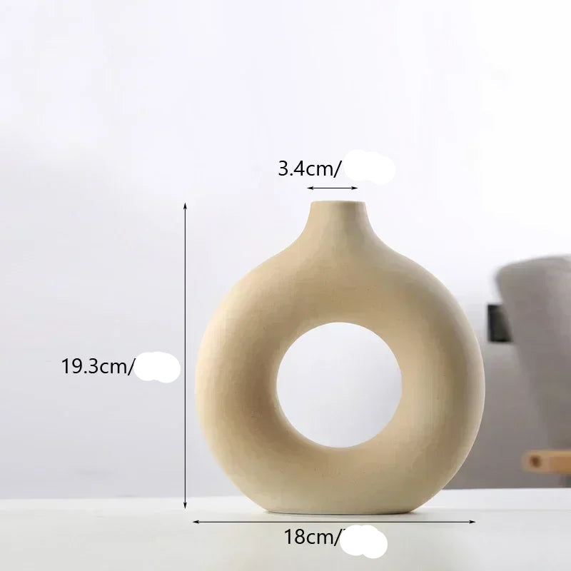 Vase céramique Donut